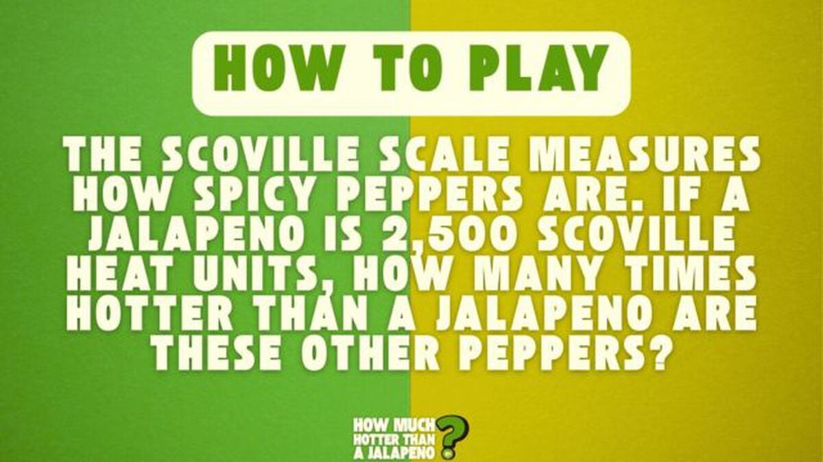 How Much Hotter Than a Jalapeno? image number null